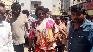 Hero Sudheer Babu Visuals at Devi Theater | #MaamaMascheendra | Manastars
