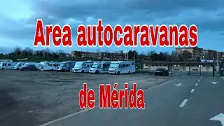 AREA AUTOCARAVANA DE  MERIDA, DONDE ESTA Y SUS ALREDEDORES