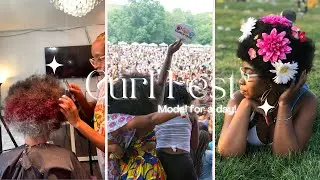 Curlfest Vlog I Model For A Day I Going To A Festival I GRWM I DD
