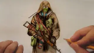 S.T.A.L.K.E.R. Clear Sky - Speed Drawing - Timelapse