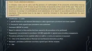 SRS 4400 Engagements to perform agreed-upon procedures CA Final Auditing #viralvideo #cafinal
