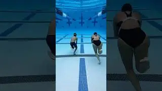 25 Yard Underwater Race Carrying One 25 lb Weight | Mom vs. Son | Morning Dive Experience