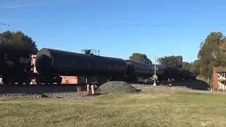 NS #9916 Leading 243 w/mixed freight through Seneca, SC