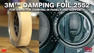 TBP Converting | 3M™ Damping Foil 2552 | For Vibration Damping in Panels and Supports