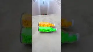 Orange Vs Green glass Bottles! Crushing Crunchy & Soft things #shorts #asmrsounds #satisfying