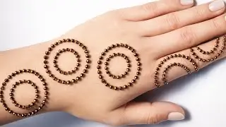 Stylish Back Hand Mehndi Design | Easy & Beautiful Mandala Pattern
