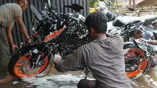 Ktm duke 200 2018 washing