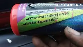 meguiar's hybrid ceramic prep wax  restores black single stage paint fast
