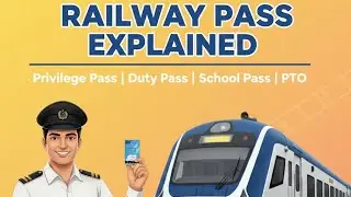 Railway Pass Explained | Privilege Pass, Duty Pass, School Pass &PTO (Hindi)#train#railwayfacilities