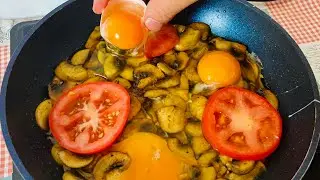 Mushroom, Egg, and Tomato Skillet: A Savory Breakfast Treat&rdquo;!