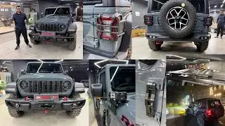Jeep Wrangler Rubicon Modification | Bumper | Winch | Hinges | Carrier | Dead Pedal | Bharat Car