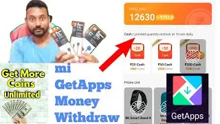 MI GetApps Money Withdraw | How To Earn Unlimited Coins And Money