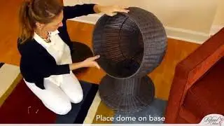 Kitty Ball Rattan Cat Bed