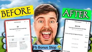 Facebook parfomance bonus stop 😭 | Facebook Bonus Not  Earning 🚫 Problem Solution #viralvideo