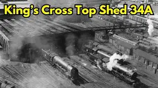 King&rsquo;s Cross Top Shed 34A &ndash; The Biggest Steam Shed London Lost #kingscross #fyp #locomotive #london