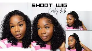 THE 'WET LOOK' 13X4 FRONTAL HD LACE SUMMER JUICY CURLY BOB | Ft. WestKiss Hair | FUNKE ADESH