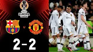 FC Barcelona vs Manchester United | Extended Highlights | UEFA Europa League Play-Offs 2022-23
