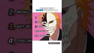 Ranking Funny Bleach Moments #anime #bleach #animeshorts