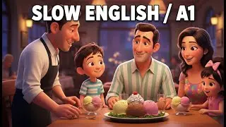 Child misbehaves at Restaurant/English Listening Practice for Beginners (A1 Level)