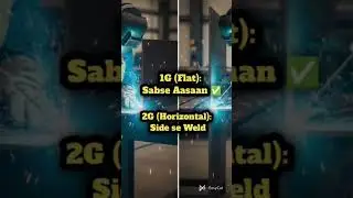 1G, 2G, 3G, 4G, Welding Positions Kya Hoti Hain? 🤔
