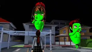 Zombie In City||Horror Story||viral videos Sakura school simulator Rina tamaki yurika SAKURA era 