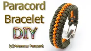 Paracord Bracelet DIY/Браслет из паракорда и микрокорда