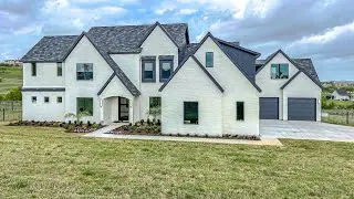 STUNNING CUSTOM LUXURY HOME TOUR NEAR FORT WORTH TEXAS ON 2+ ACRE LOT | 4 BED | 6 BATH | 5520 SqFt