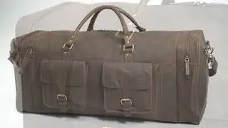 The Summers' Night - Leather Weekend Bag - from Western Leather Goods
