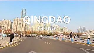 Qingdao, China - Driving Tour 4K