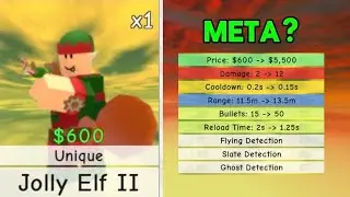 Jolly Elf is OP for early game! | Retro Tower Defense