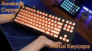 Awekeys Copper Eagle Keycaps are GORGEOUS