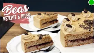 Kaffee- Mandel Torte ohne Mehl - Buttercreme