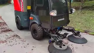 BY-JS1450 Mini Pure Electric Road Cleaning Machine Street Cleaning Vehicle