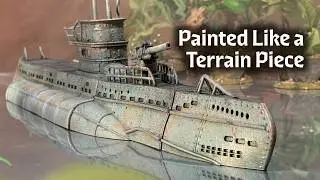 Подводная лодка там, где ей не место | Покраска фигурок для варгейма Pulp Skirmish