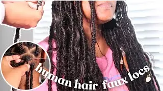 How to install huamn hair soft locs - lightweight faux locs