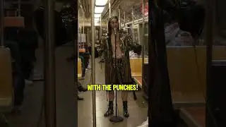 A boxer tries stand up on the subway in NYC! #comedy #boxer