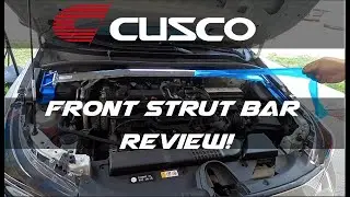 Cusco Front Strut Bar Review: E210 2019+ Toyota Corolla Hatchback