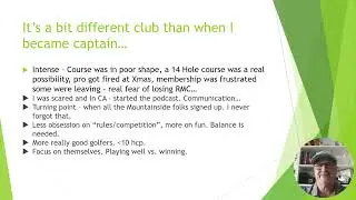 Captain&rsquo;s Report AGM 2025