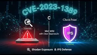 Check Point IPS vs CVE-2023-1389 &mdash; Lab Setup & Shodan Exposure
