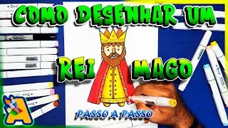 DESENHANDO UM REI MAGO PASSO A PASSO