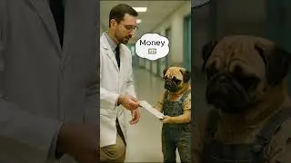Momo pug dog tried to save his sister #dog #cat #cuteanimals #story #sad #shorts