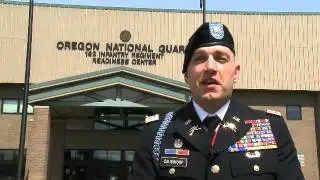 Oregon National Guard shout out to Oregon Ducks: LTC Scot Caughran