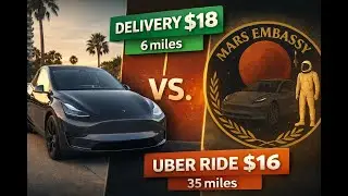 Tesla FSD 14.2.2.3 | How a 6-Mile Delivery Pays More Than a 35-Mile Uber Ride
