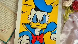 Donald Duck Painting || Zia Fathin