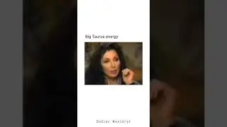 Cher being a Taurus - Zodiac Signs Tiktok #shorts