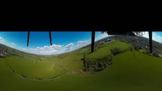Panorama view 1080p - 3DR Solo with a Kodak SP360 attached to the top of the GoPro mount.