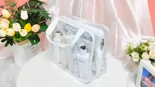 Relavel Clear Travel Toiletry Bag with Detachable TSA Approved 3