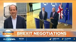 #GME |A six-hour long meeting between Dominic Raab and Michel Barnier.