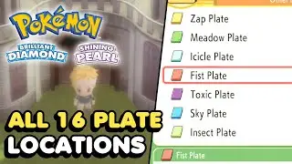All 16 Arceus Plate Locations In Pokemon Brilliant Diamond & Pokemon Shining Pearl