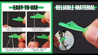 Needle Threader for Hand Sewing Machine  Needle Threader Needlework Embroidery DIY Sewing Craft